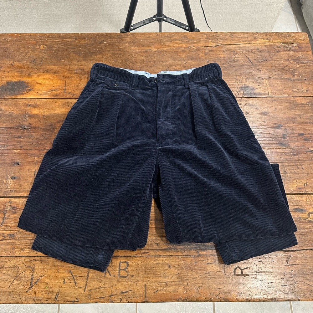 Beams Plus Navy Corduroy Pants